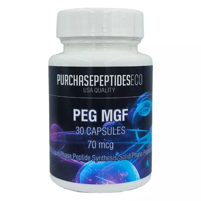 Пептид PEG MGF капсули (PurchasepeptidesEco) 70 мкг