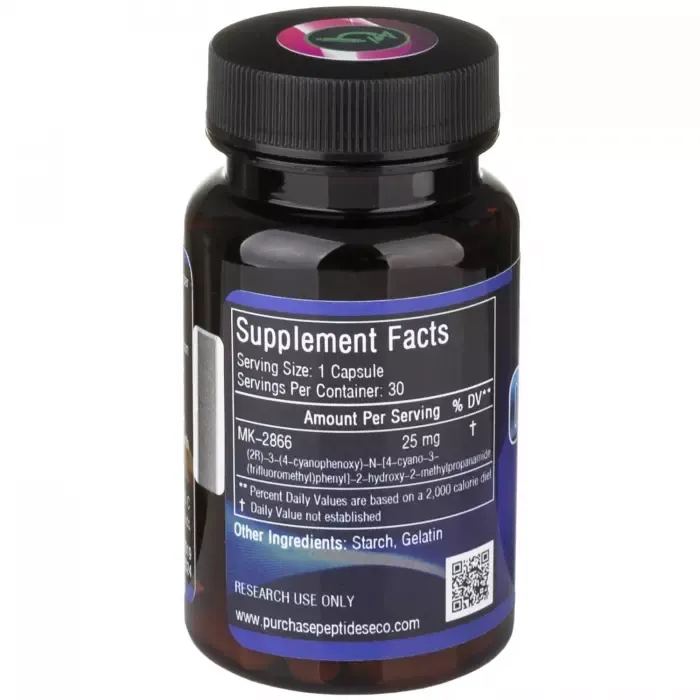 Ostarine MK-2866 (PurchasepeptidesEco) 30 капсул